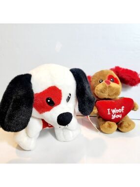 Valentine's Day Puppy Love Plush Stuffed Animal Toy